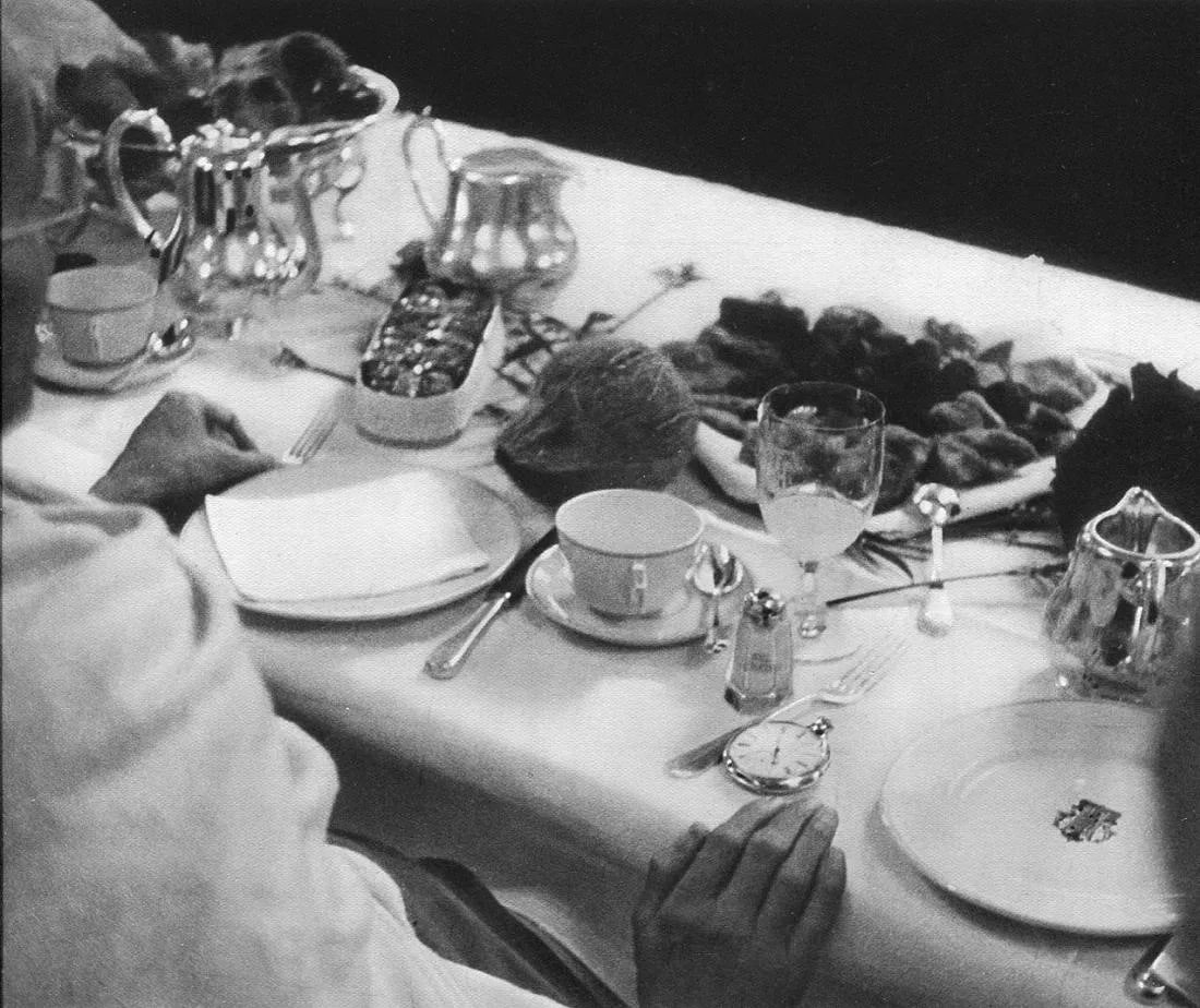 Aral Print: Aral Print. Gandhi at Breakfast - Vintage Gravure. Printed in 1933. 9 x 7 inches. Not hand-signed unless otherwise stated. Photomechanical Print. Lots that contain nudity have been partially obscured