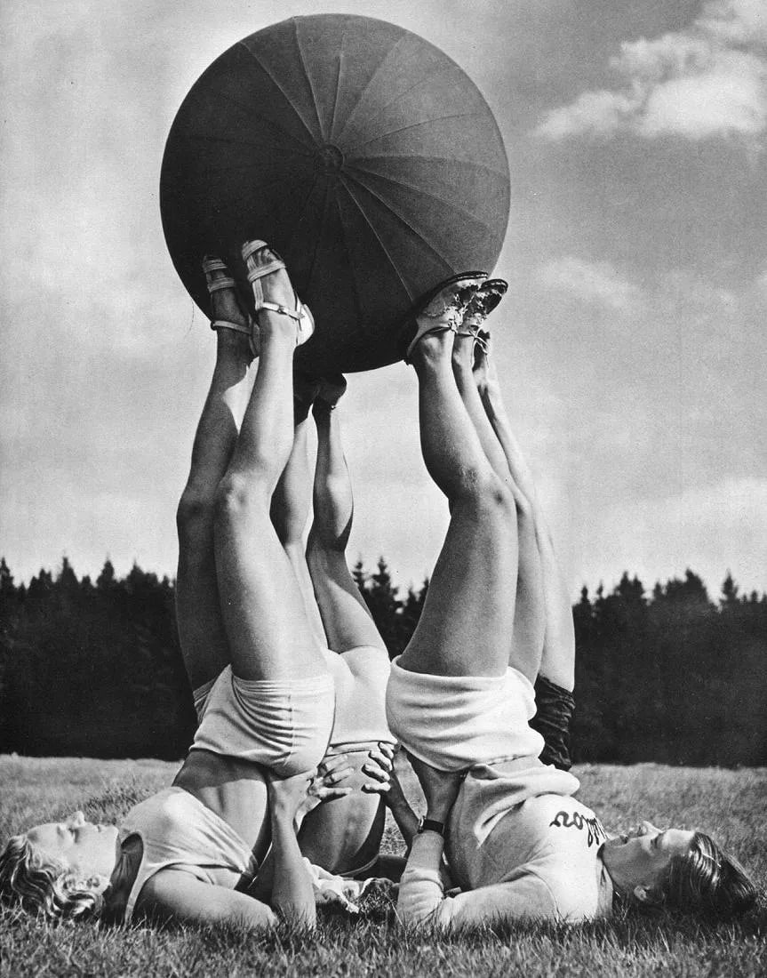 John Lukas (P Barchand) Print: John Lukas (P Barchand) Print. Le Ballon - Gravure. Printed in 1938. 9 x 11 inches. Not hand-signed unless otherwise stated. Photomechanical Print. Lots that contain nudity have been partially