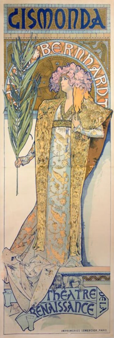 After Alphonse Mucha (Czech, 1860-1939) Print (1 of 3)
