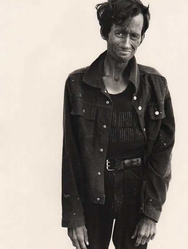 Richard Avedon (American, 1923-2004) Print: Richard Avedon (American, 1923-2004) Print. Richard Garber (Drifter) Utah. Printed in 1993. 11.00 x 14.00 inches Not hand-signed unless otherwise stated. Photomechanical Print. Lots that contain