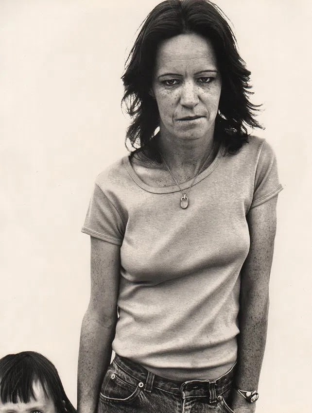 Richard Avedon (American, 1923-2004) Print: Richard Avedon (American, 1923-2004) Print. Debbie and Marie McIntyre. Printed in 1993. 11.00 x 14.00 inches Not hand-signed unless otherwise stated. Photomechanical Print. Lots that contain nudity