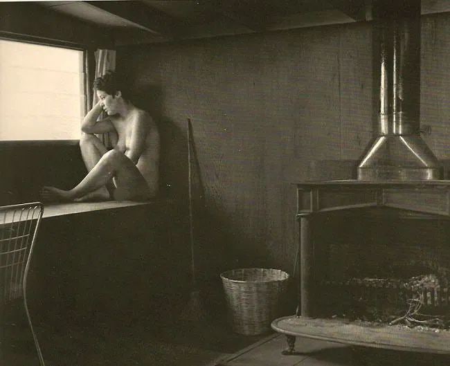 Wynn Bullock (American, 1902-1975) Print: Wynn Bullock (American, 1902-1975) Print. Nude in Cabin. Printed in 1971. 8.00 x 6.00 inches Not hand-signed unless otherwise stated. Photomechanical Print. Lots that contain nudity have been