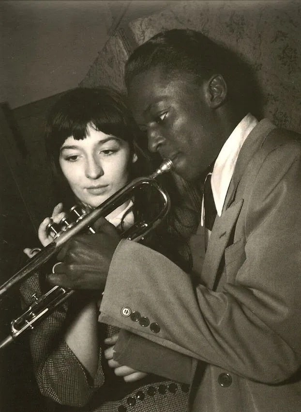 Jean Charbonnier-Philippe (French, 1921-2004) Print: Jean Charbonnier-Philippe (French, 1921-2004) Print. Miles Davis & J. Greco. Printed in 1996. 6.50 x 10.50 inches Not hand-signed unless otherwise stated. Photomechanical Print. Lots that contain