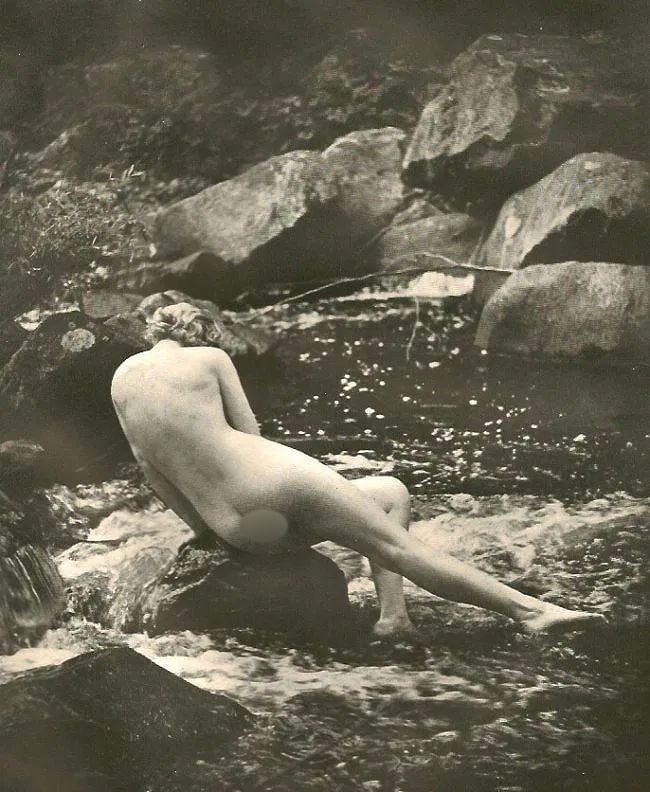 Alfred Cheney Johnston (American, 1885-1971): Alfred Cheney Johnston (American, 1885-1971). Nude. Printed in 1937. 7.00 x 8.50 inches Not hand-signed unless otherwise stated. Photomechanical Print. Lots that contain nudity have been partially