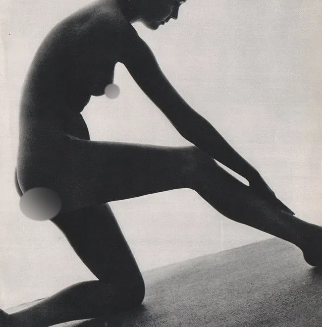 Lucien Lorelle (French, 1894-1968) Print: Lucien Lorelle (French, 1894-1968) Print. Nude. Printed in 1956. 7.00 x 8.00 inches Not hand-signed unless otherwise stated. Photomechanical Print. Lots that contain nudity have been partially