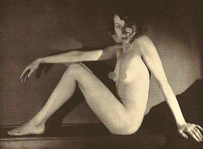 Perckhammer (German, 1895-1965) Print: Perckhammer (German, 1895-1965) Print. French Woman (nude). Printed in 1937. 7.00 x 5.00 inches Not hand-signed unless otherwise stated. Photomechanical Print. Lots that contain nudity have been parti