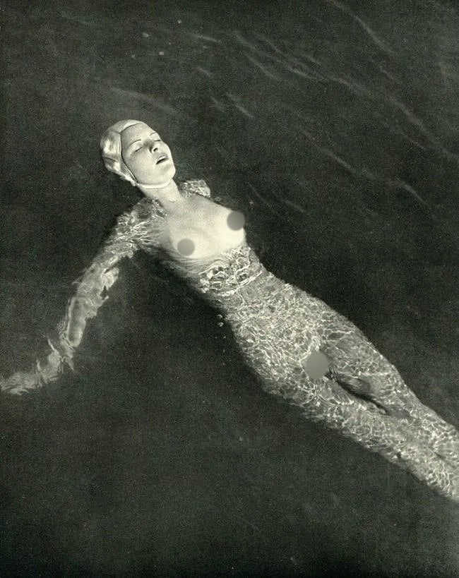 Roye Print: Roye Print. Perfect Woman (nude). Printed in 1938.5.00 x 6.00 inches Not hand-signed unless otherwise stated. Photomechanical Print. Lots that contain nudity have been partially obscured in the listin