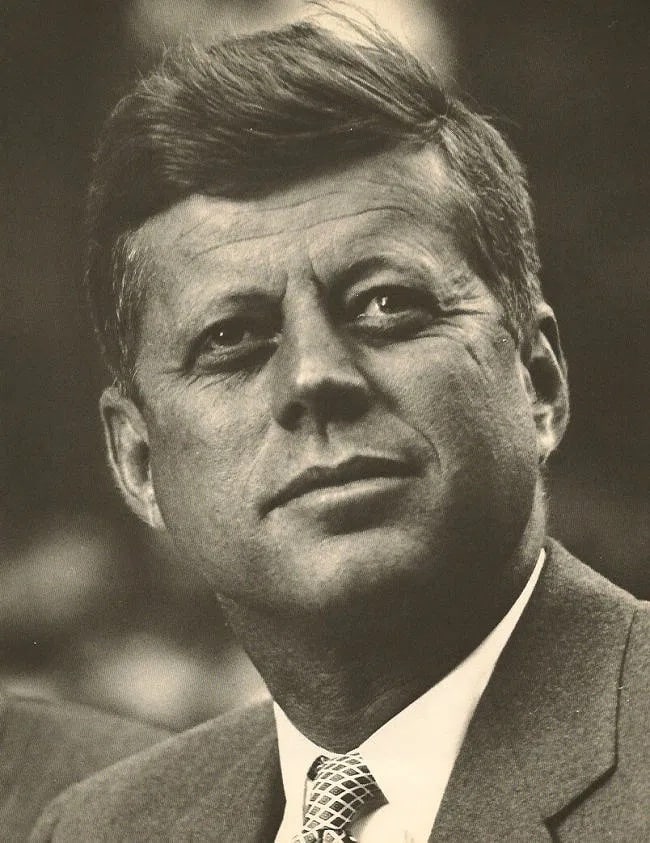 Ted Spiegel Print: Ted Spiegel Print. John F Kennedy. Printed in 1964. 8.00 x 10.50 inches Not hand-signed unless otherwise stated. Photomechanical Print. Lots that contain nudity have been partially obscured in the