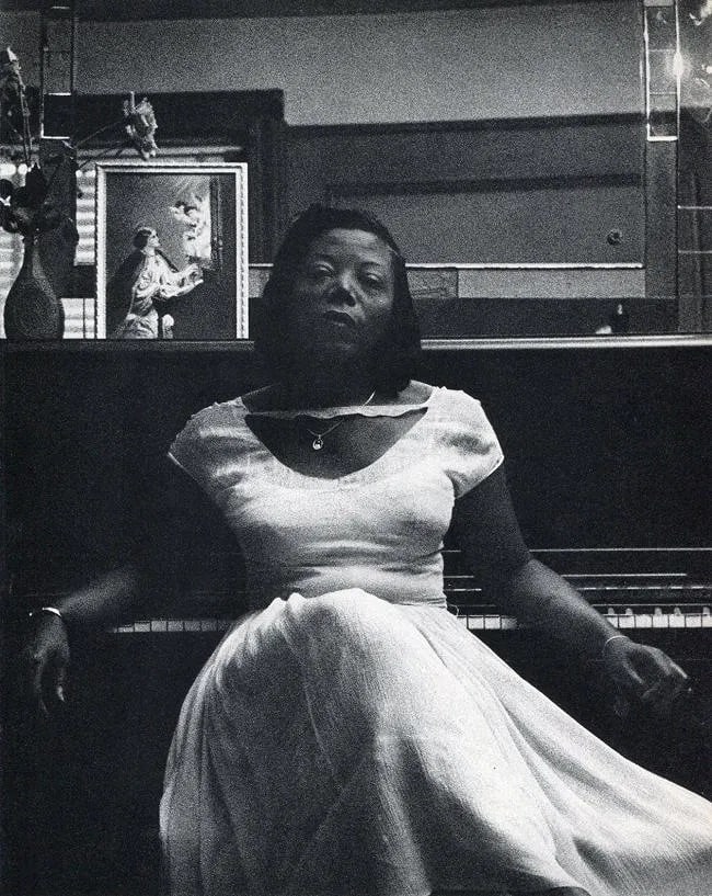 Dennis Stock (American, 1928 -2010) Print: Dennis Stock (American, 1928 -2010) Print. Mary Lou Williams. Printed in 1960. 8.50 x 10.50 inches Not hand-signed unless otherwise stated. Photomechanical Print. Lots that contain nudity have been