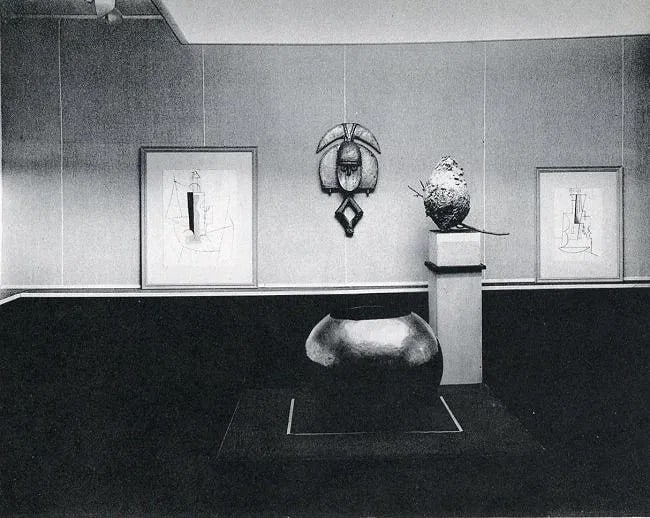 Alfred Stieglitz (American, 1864-1946) Print: Alfred Stieglitz (American, 1864-1946) Print. Picasso-Braque exhibit at "291". Printed in 1983. 8.50 x 7.00 inches Not hand-signed unless otherwise stated. Photomechanical Print. Lots that contain