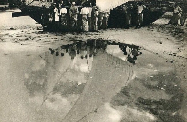Lionel Wendt (Sri Lankan, 1900-1944) Print: Lionel Wendt (Sri Lankan, 1900-1944) Print. Outrigger Sail. Printed in 1950. 7" x 10.5 inches Not hand-signed unless otherwise stated. Photomechanical Print. Lots that contain nudity have been