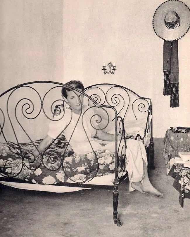 Yvonne Chevalier (French, 1899-1982) Print: Yvonne Chevalier (French, 1899-1982) Print. Jeune Fille sur un lit de fer. Printed in 1938. 8.00 x 9.00 inches Not hand-signed unless otherwise stated. Photomechanical Print. Lots that contain nudity