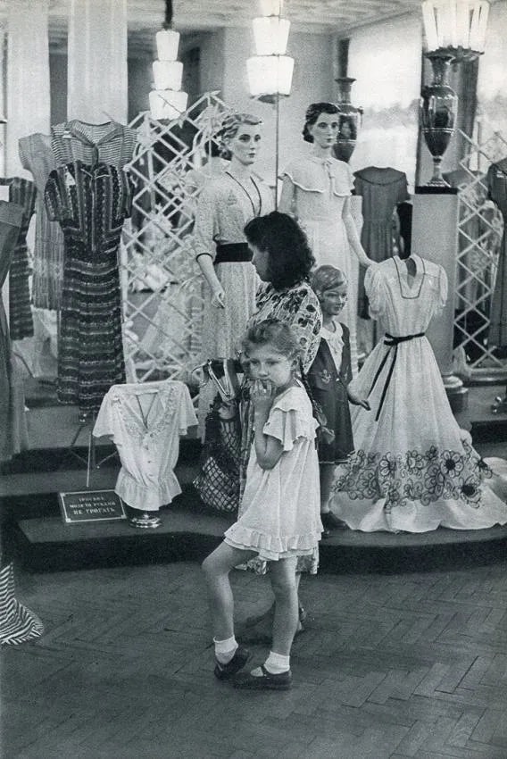 Henri Cartier-Bresson (French, 1908-2004)Print: Henri Cartier-Bresson (French, 1908-2004)Print. Dress Moscow Models. Printed in 1955. 6.50 x 9.50 inches Not hand-signed unless otherwise stated. Photomechanical Print. Lots that contain nudity have