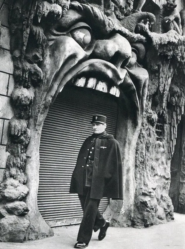 Robert Doisneau (French, 1912-1994) Print: Robert Doisneau (French, 1912-1994) Print. Hell 1952. Printed in 1979. 7.00 x 9.00 inches Not hand-signed unless otherwise stated. Photomechanical Print. Lots that contain nudity have been partially