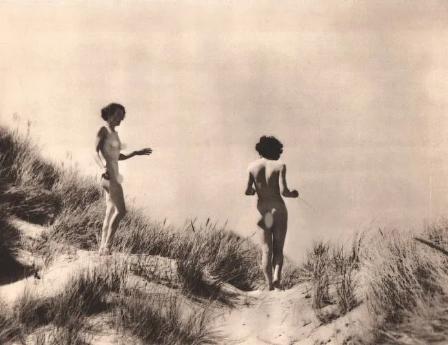 John Everard (British, 1876-1949) Print: John Everard (British, 1876-1949) Print. The Sisters (nude). Printed in 1937. 9.00 x 11.00 inches Not hand-signed unless otherwise stated. Photomechanical Print. Lots that contain nudity have been
