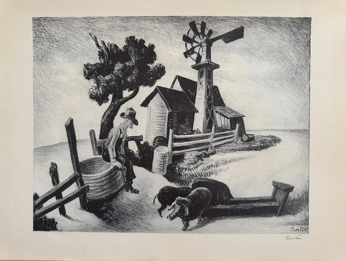 Thomas Hart Benton (American, 1889-1975) Print (1 of 5)