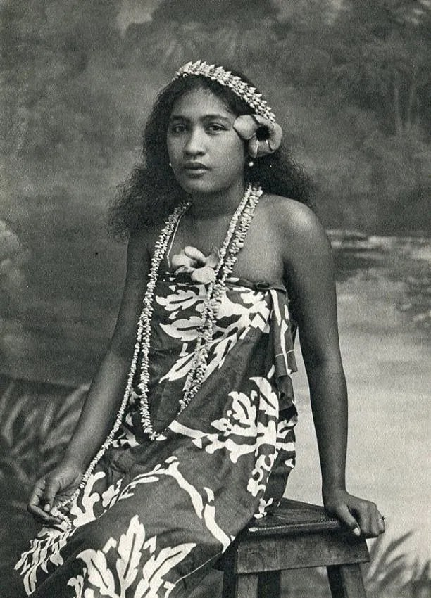 Lucien Gauthier (French, 1875-1971) Print: Lucien Gauthier (French, 1875-1971) Print. Indigenous Girl. Printed in 1933. 4.50 x 6.00 inches Not hand-signed unless otherwise stated. Photomechanical Print. Lots that contain nudity have been