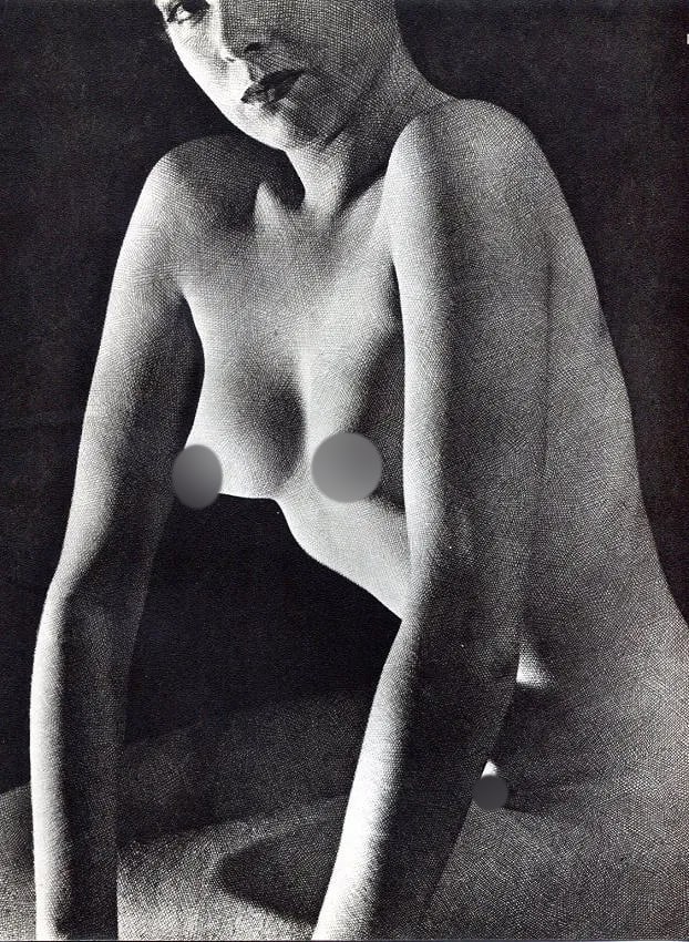 John Everard (British, 1876-1949) Print: John Everard (British, 1876-1949) Print. Female Nude. Printed in 1954. 8.00 x 10.00 inches Not hand-signed unless otherwise stated. Photomechanical Print. Lots that contain nudity have been partially