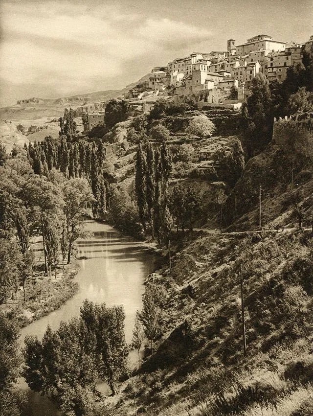 Kurt Hielscher (German, 1881-1948) Print: Kurt Hielscher (German, 1881-1948) Print. Spain Guenca. Printed in 1922. 6.00 x 8.50 inches Not hand-signed unless otherwise stated. Photomechanical Print. Lots that contain nudity have been partially