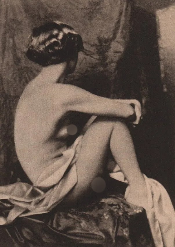 Ill-Pho Print: Ill-Pho Print. Nude. Printed in 1935. 4.00 x 6.00 inches Not hand-signed unless otherwise stated. Photomechanical Print. Lots that contain nudity have been partially obscured in the listing;
