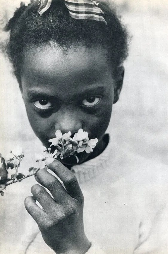 Consuela Kanaga Print: Consuela Kanaga Print. Portrait. Printed in 1958. 7 x 10 inches Not hand-signed unless otherwise stated. Photomechanical Print. Lots that contain nudity have been partially obscured in the listing;
