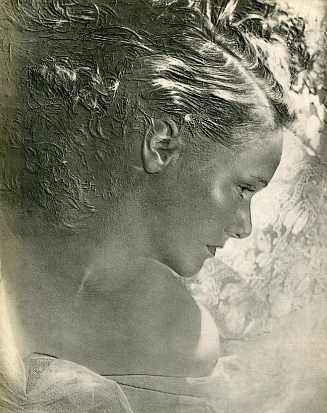 Paul Koruna Print: Paul Koruna Print. Portrait Decale. Printed in 1948. 8.50 x 11.00 inches Not hand-signed unless otherwise stated. Photomechanical Print. Lots that contain nudity have been partially obscured in the
