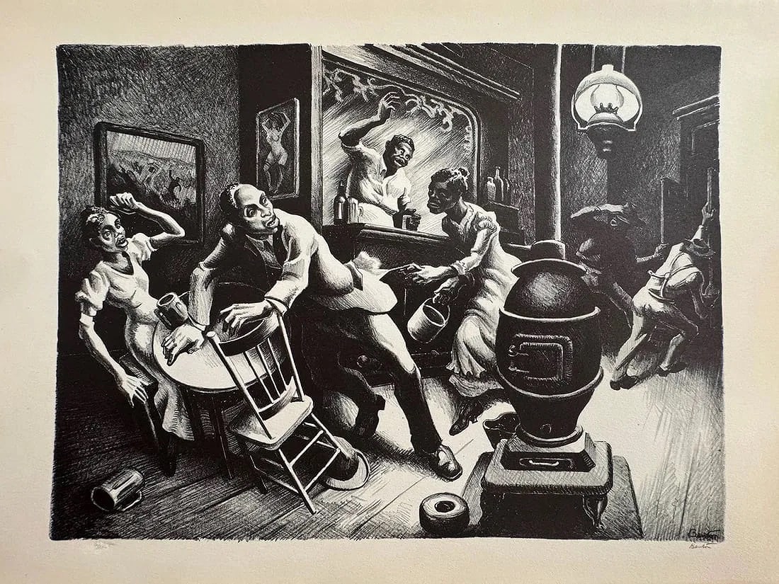 Thomas Hart Benton (American, 1889-1975) Print (1 of 5)