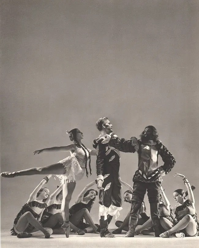 George Platt Lynes (American, 1907-1955) Print: George Platt Lynes (American, 1907-1955) Print. Pochahontas. Ballet Caravan 1936. Printed in 1985. 10.00 x 12.50 inches Not hand-signed unless otherwise stated. Photomechanical Print. Lots that