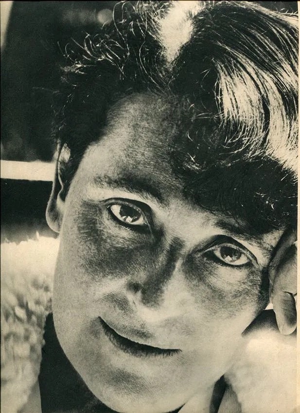Lucia Moholy (Czech, 1894-1989) Print: Lucia Moholy (Czech, 1894-1989) Print. Portrait. Printed in 1930. 9.00 x 12.00 inches Not hand-signed unless otherwise stated. Photomechanical Print. Lots that contain nudity have been partially obscu
