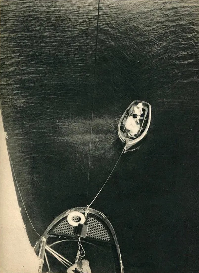 László Moholy Nagy (Hungarian, 1895-1946) Print: László Moholy Nagy (Hungarian, 1895-1946) Print. Rowboat. Printed in 1930. 9.00 x 12.00 inches Not hand-signed unless otherwise stated. Photomechanical Print. Lots that contain nudity have been