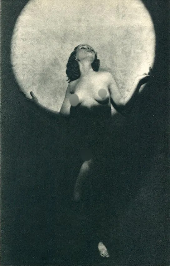 Hal Phyfe (American, 1892-1968) Print: Hal Phyfe (American, 1892-1968) Print. Nude. Printed in 1935. 7.00 x 11.00 inches Not hand-signed unless otherwise stated. Photomechanical Print. Lots that contain nudity have been partially obscured