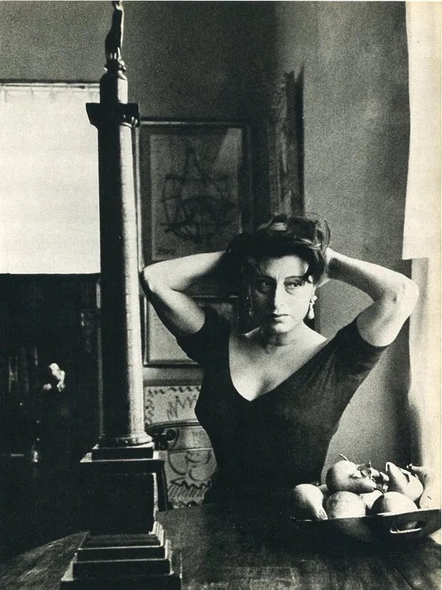 Sanford H. Roth (American, 1906-1962) Print: Sanford H. Roth (American, 1906-1962) Print. Actress Anna Magnani. Printed in 1960. 7 x 9.5 inches Not hand-signed unless otherwise stated. Photomechanical Print. Lots that contain nudity have been
