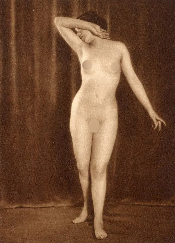 Anton Sahm (French, 1891-1968) Print: Anton Sahm (French, 1891-1968) Print. Russian Woman (nude). Printed in 1926. 6.00 x 8. 25 inches Not hand-signed unless otherwise stated. Photomechanical Print. Lots that contain nudity have been