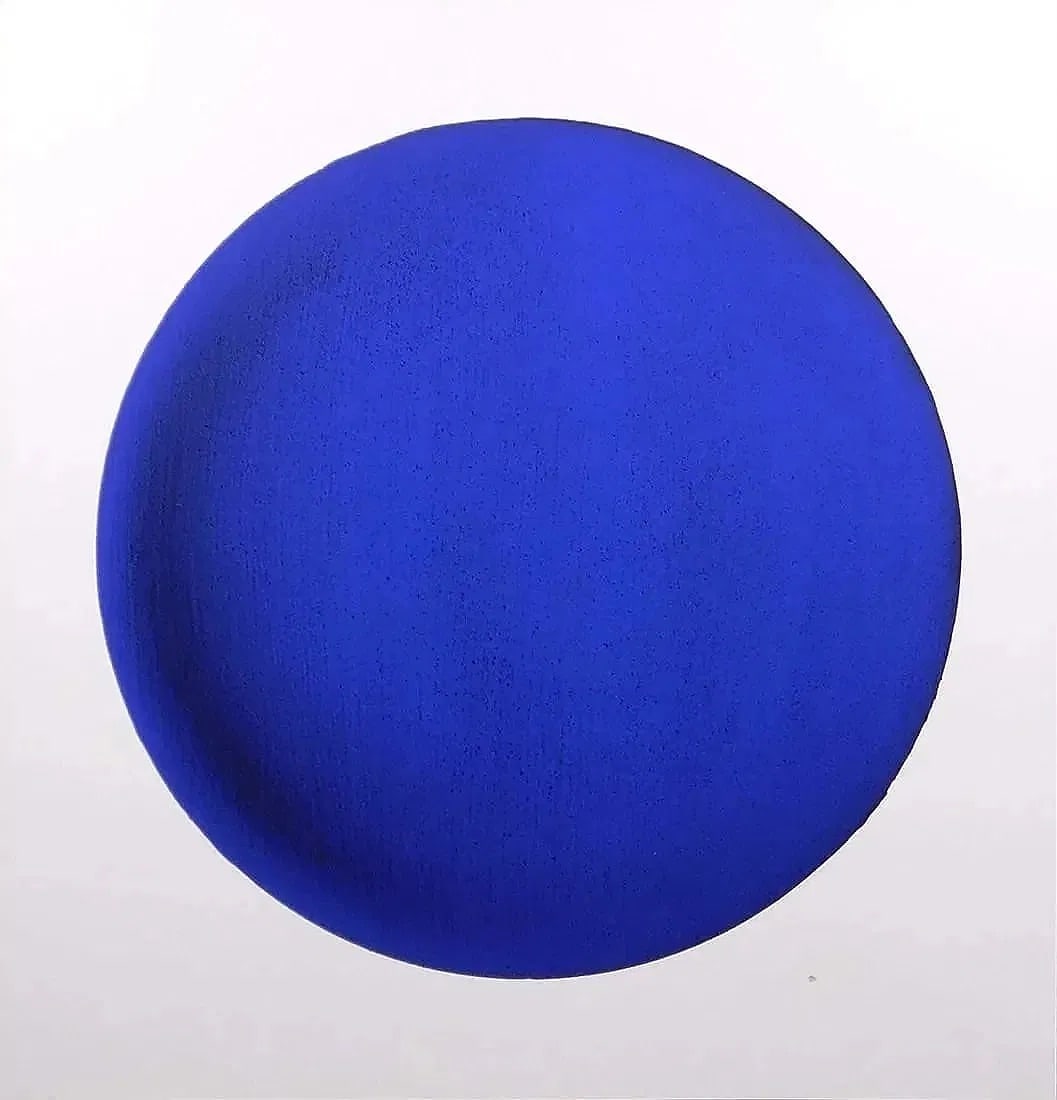 Yves Klein (French, 1928-1962) Serigraph: Yves Klein (French, 1928-1962). Silkscreen. 22.00 x 22.00 inches. Not hand-signed unless otherwise stated. Photomechanical Print. Lots that contain nudity have been partially obscured in the listing; 
