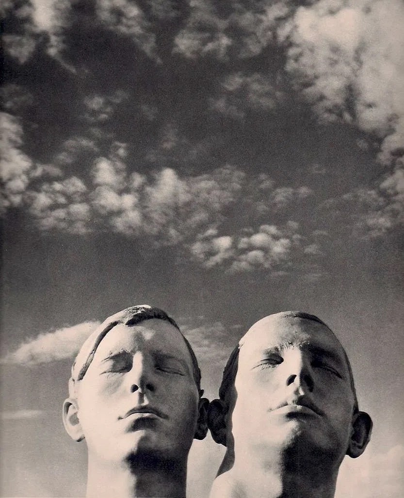 Herbert List (German, 1903-1975) Print: Herbert List (German, 1903-1975) Print. Tetes. Printed in 1940. 9.00 x 11.00 inches Not hand-signed unless otherwise stated. Photomechanical Print. Lots that contain nudity have been partially obscure