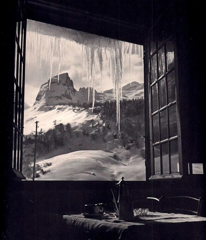 Karl Machatschek (French, 1906-1994) Print: Karl Machatschek (French, 1906-1994) Print. Chalet de Pyrenees Gourette. Printed in 1939. 9.00 x 9.00 inches Not hand-signed unless otherwise stated. Photomechanical Print. Lots that contain nudity