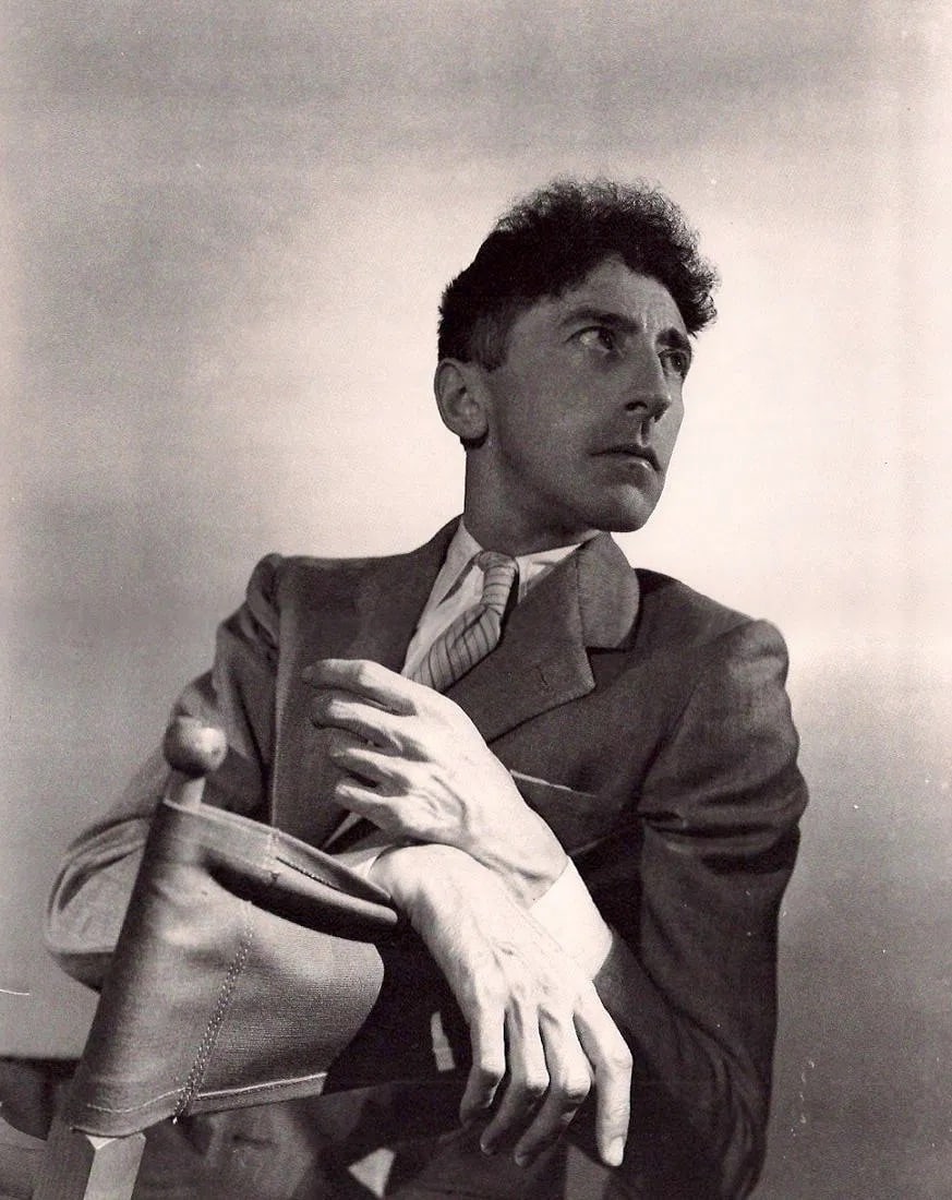 George Platt Lynes (American, 1907-1955) Print: George Platt Lynes (American, 1907-1955) Print. Jean Cocteau 1956. Printed in 1994. 10.00 x 12.50 inches Not hand-signed unless otherwise stated. Photomechanical Print. Lots that contain nudity have