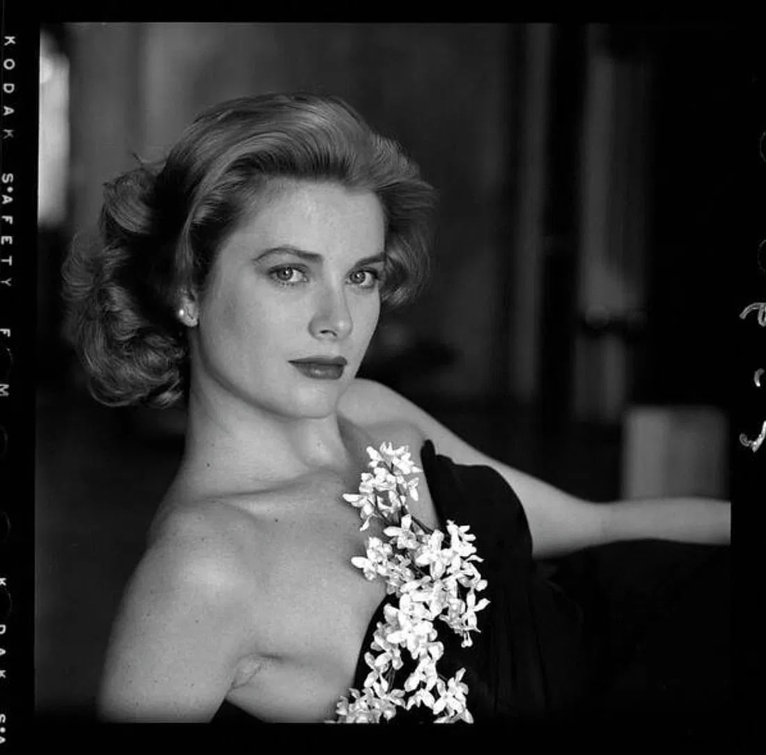 Grace Kelly (American, 1929-1982) Print: Grace Kelly (American, 1929-1982) Print. Taken by Sharland, Hollywood, California, "1954". 47.00 x 46.00 inches. Not hand-signed unless otherwise stated. Photomechanical Print. Lots that contain nudit