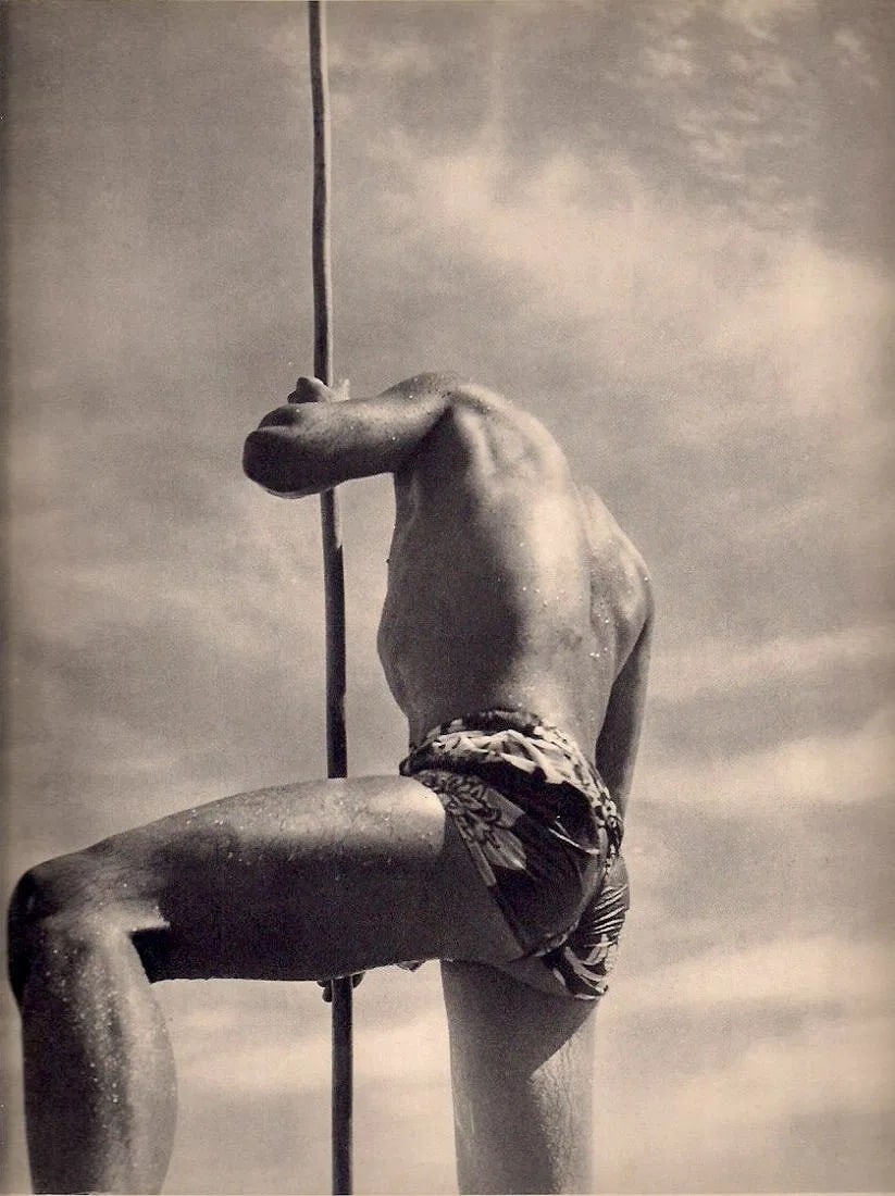 Pierre Verger (French, 1902- 1996 ) Print: Pierre Verger (French, 1902- 1996 ) Print. Polynesia Moorea. Printed in 1935. 9.00 x 11.00 inches Not hand-signed unless otherwise stated. Photomechanical Print. Lots that contain nudity have been