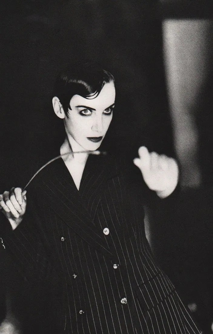 Ellen von Unwerth (German, b. 1954) Print: Ellen von Unwerth (German, b. 1954) Print. Annie Lennox. Printed in 1995. 9 x14 inches Not hand-signed unless otherwise stated. Photomechanical Print. Lots that contain nudity have been partially obsc