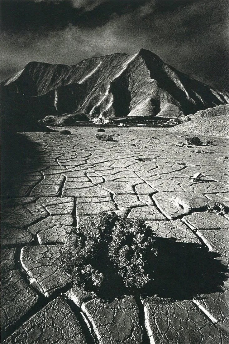 Jeanloup Sieff (Japanese, 1890-1974) Print: Jeanloup Sieff (Japanese, 1890-1974) Print. Death Ca Valley. Printed in 1982. 6 x9inches Not hand-signed unless otherwise stated. Photomechanical Print. Lots that contain nudity have been partially