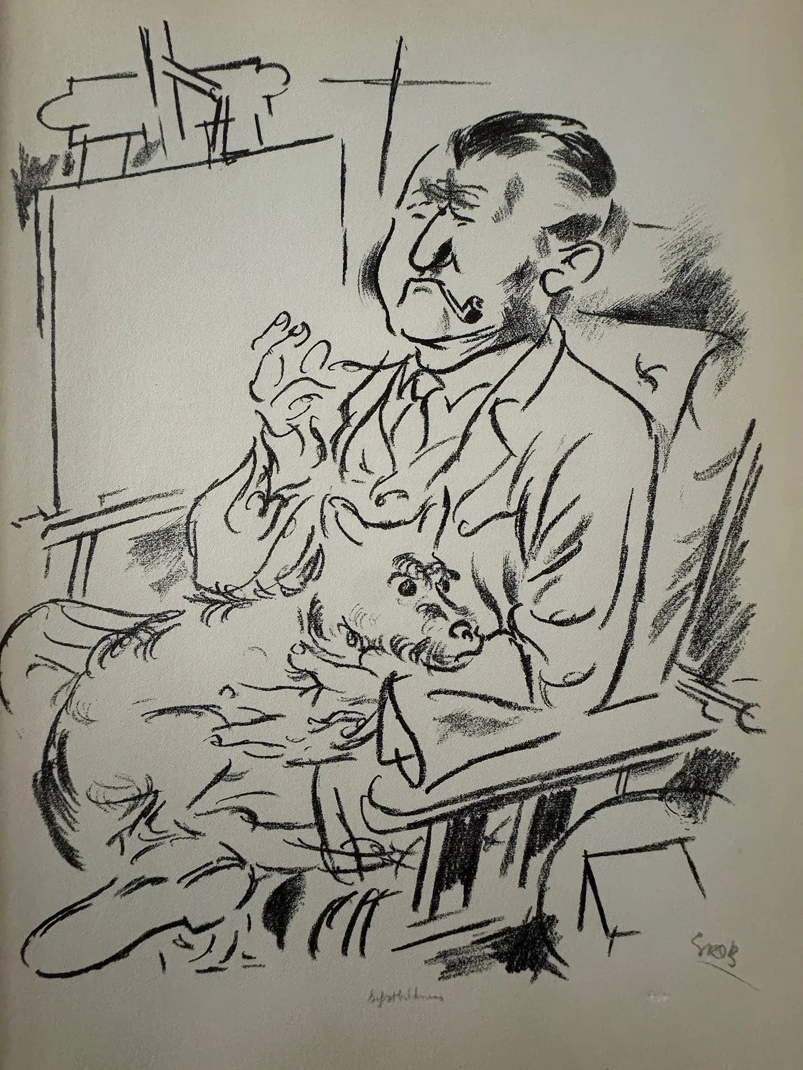 George Grosz (German, 1893-1959) Print (1 of 5)