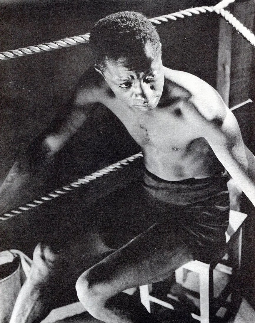 Martin Bruehl Print: Martin Bruehl Print. Fighter-Study. Printed in 1929. 7.00 x 9.50 inches Not hand-signed unless otherwise stated. Photomechanical Print. Lots that contain nudity have been partially obscured in the