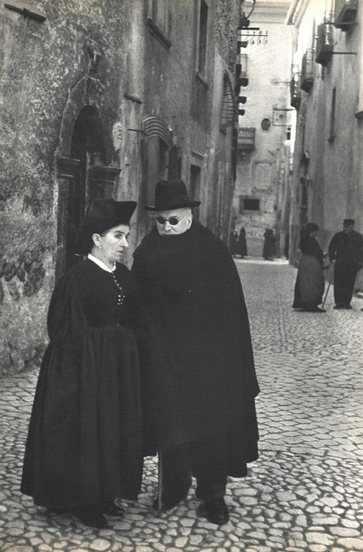 Henri Cartier-Bresson (French, 1908-2004) Print: Henri Cartier-Bresson (French, 1908-2004) Print. A street in Italy Scano. Printed in 1955. 9.00 x 13.50 inches Not hand-signed unless otherwise stated. Photomechanical Print. Lots that contain nudity 