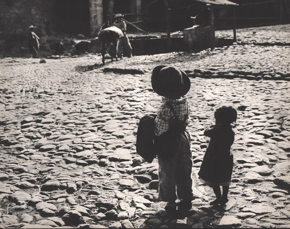 Nell Dorr (American, 1893-1988) Print: Nell Dorr (American, 1893-1988) Print. Chidren-Oaxaca. Printed in 1962. 13.00 x 10.00 inches Not hand-signed unless otherwise stated. Photomechanical Print. Lots that contain nudity have been partiall