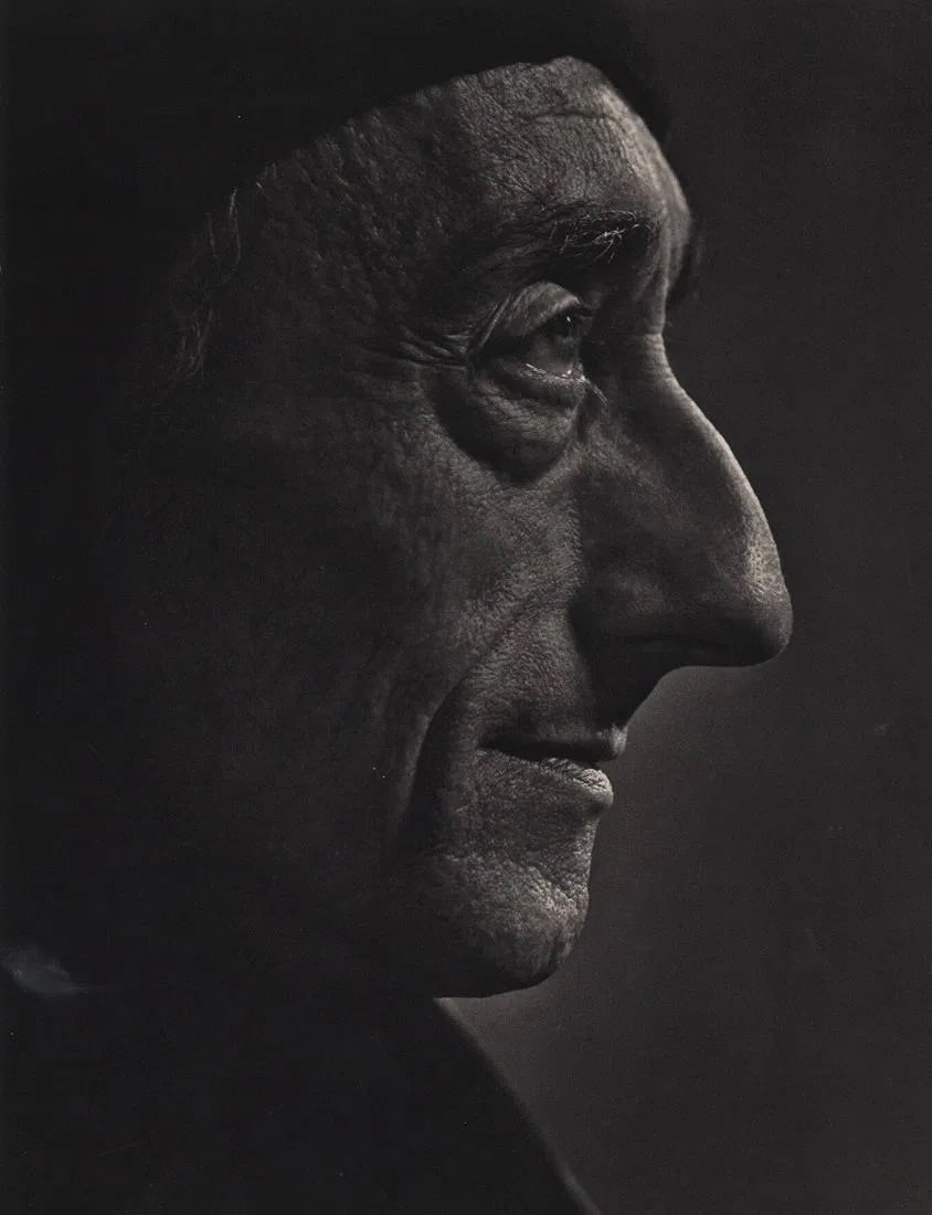 Yousuf Karsh (Armenian-Canadian, 1908-2002): Yousuf Karsh (Armenian-Canadian, 1908-2002). Jacques Cousteau. Printed in 1976. 9.00 x 12.00 inches Not hand-signed unless otherwise stated. Photomechanical Print. Lots that contain nudity have been p