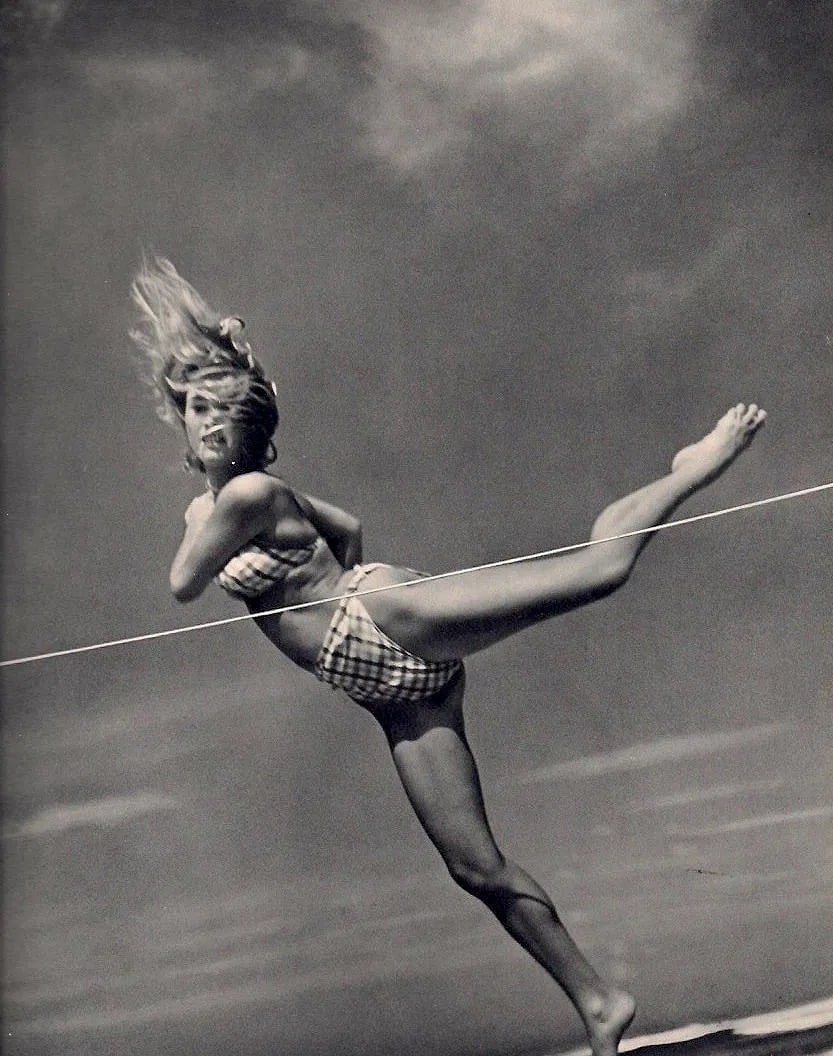 Denise Bellon (French, 1902-1999 ) Print: Denise Bellon (French, 1902-1999 ) Print. Saut. Printed in 1940. 90 x 11.00 inches Not hand-signed unless otherwise stated. Photomechanical Print. Lots that contain nudity have been partially