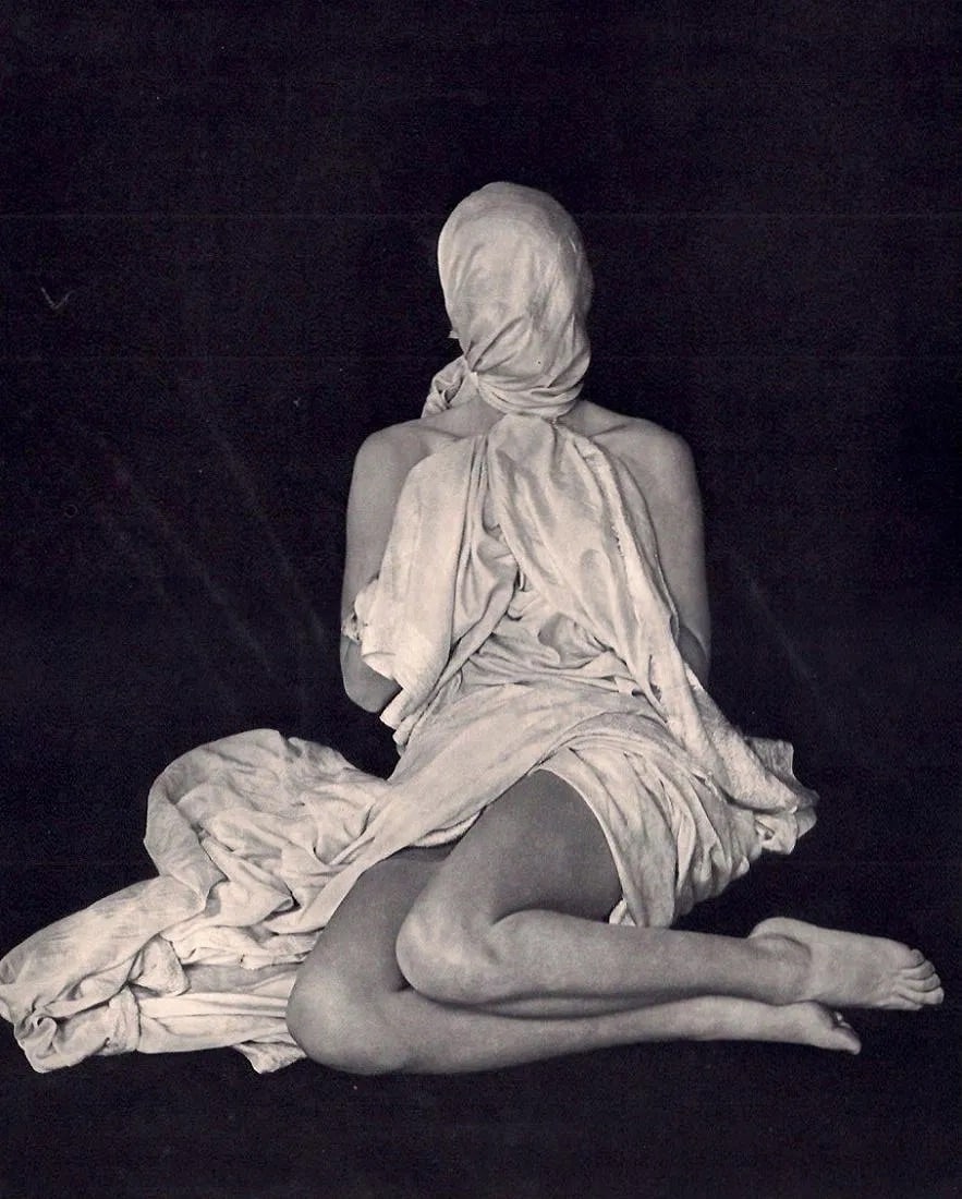 Erwin Blumenfeld (American, 1897-1969) Print: Erwin Blumenfeld (American, 1897-1969) Print. Pudeur. Printed in 1939. 9.00 x 11.00 inches Not hand-signed unless otherwise stated. Photomechanical Print. Lots that contain nudity have been partially