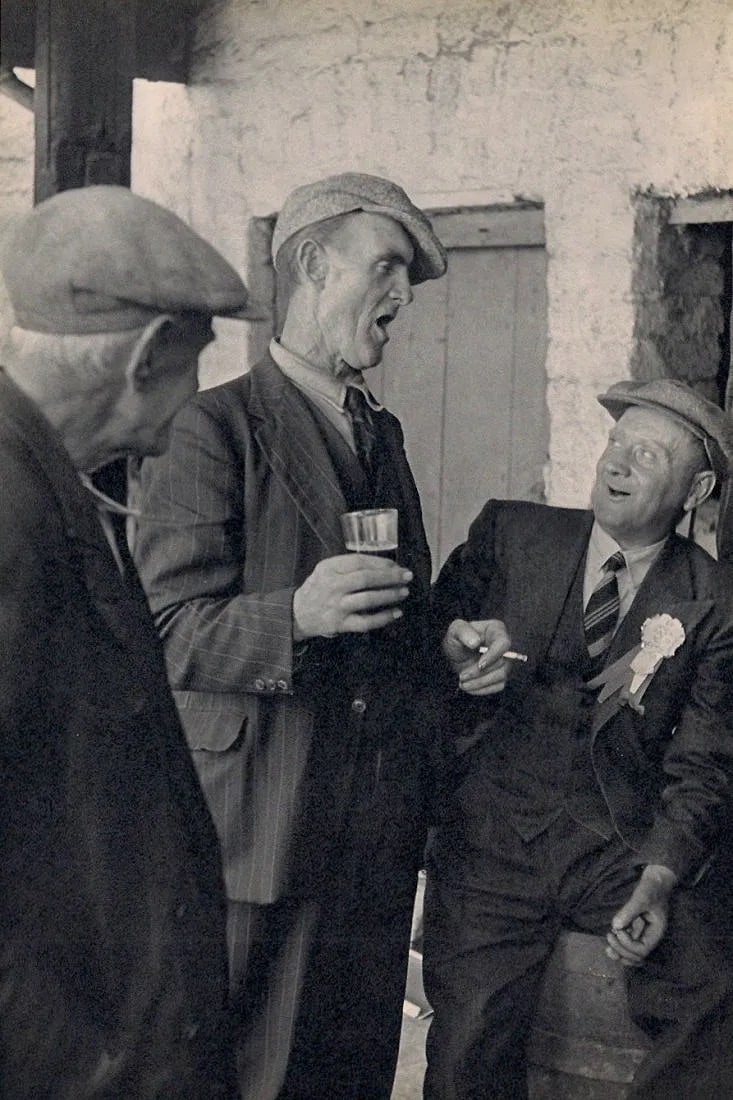 Henri Cartier-Bresson (French, 1908-2004) Print: Henri Cartier-Bresson (French, 1908-2004) Print. At the Pub in Ireland Tipperary. Printed in 1955. 9.00 x 13.00 inches Not hand-signed unless otherwise stated. Photomechanical Print. Lots that