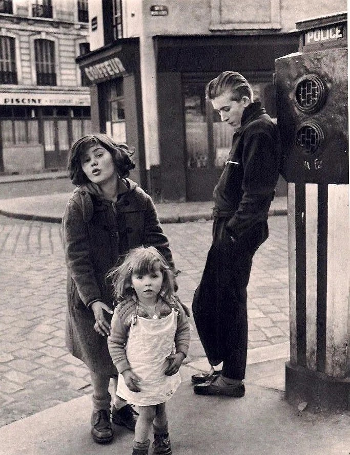 Robert Doisneau (French, 1912-1994) Print: Robert Doisneau (French, 1912-1994) Print. Kids in the Place Hebert 1957. Printed in 1979. 7.00 x 9.00 inches Not hand-signed unless otherwise stated. Photomechanical Print. Lots that contain nudity h